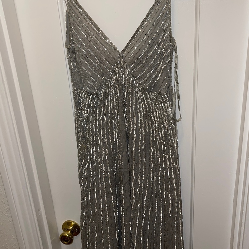 Stenay silver sequined dress